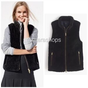 J.Crew Plush fleece excursion vest